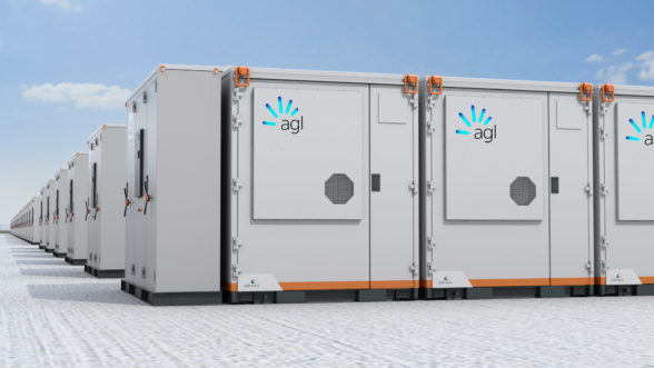 Rendering of Wärtsilä's energy storage system for AGL Energy